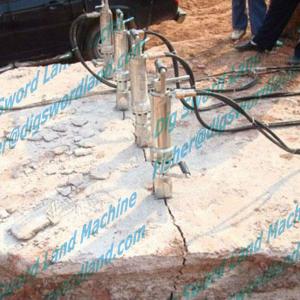 Diesel-Driven Hydraulic Stone Splitter Excavator & Wedges