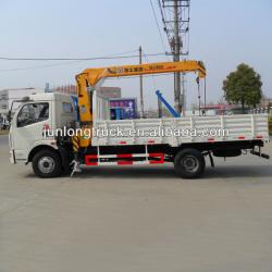 Dongfeng 4X2 5ton/6.3ton/8 ton knuckle boom truck crane