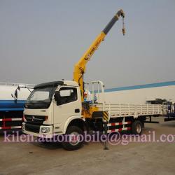 Dongfeng 4x2 Kaipute 3-5 Tons truck with mounted crane