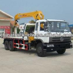Dongfeng 6x4 wreck mounted crane 12tons for hot sales