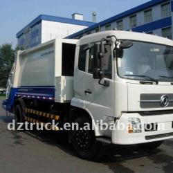 Dongfeng single axle garbage compactor truck