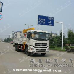 Dongfeng tianland 6x4 mobile crane 12 tons