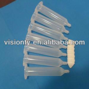 Dongguan Vision empty glue dispensing tube/empty epoxy dispensing barrel