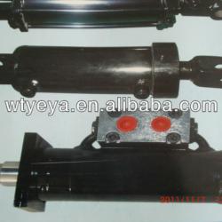 double acting hydraulic cylinder long stroke with mainfold