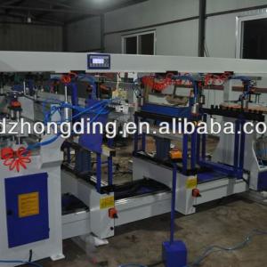 Double-end vertical and horizontal adjustable woodworking drilling machine