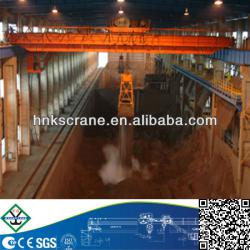 Double Girder Lifting Equipment Grab Bucket Crane