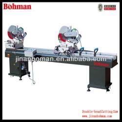 Double-head aluminum cutting saw from china machine