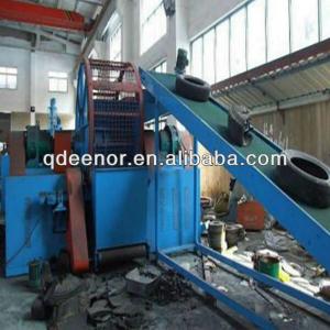 Double Shaft Type Used Tyre Shredder / Truck Tyre Crusher