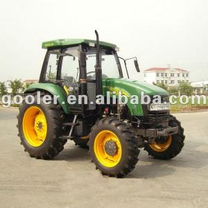 DQ804 wheeled tractor, 80HP, 4WD, Cabin with A/C, can fit with plough, harrow etc.