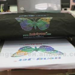 DTG t-shirt printer solution with white ink and textle pigment ink