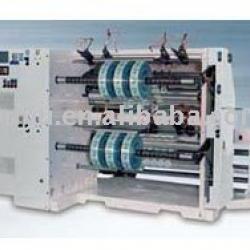 Duplex center slitter rewinder for PET materials