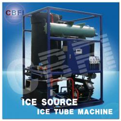 edible tube ice machine with transparent shape