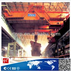 Electric Double Girder Overhead Casting Crane For Steel Melting Workshop