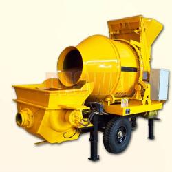 Electric Motor Concrete Mixer with Pump