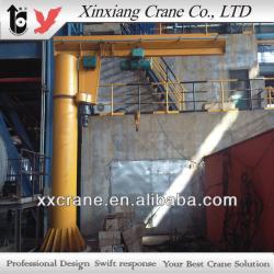 Electric single column bzd jib crane