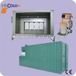 Electrostatic powder coating oven