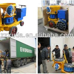 Exported to UAE dry concrete shotcrete machine