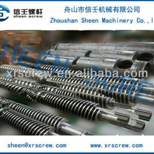 Extruder conical twin screw barrel/conical screw barrel/pvc screw and barrel