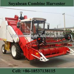 Factory Price 4L-1.0 Soyabean Combine Harvester Wheel Self-propelled dry bean harvester