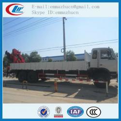 Famous brand Dongfeng 6x4 truck mounted mobile crane for hot sales