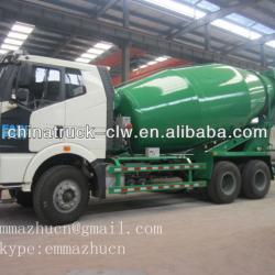 Famous brand FAW concrete mixer truck 10-12CBM for sales