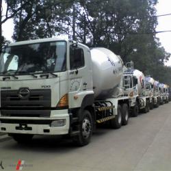 Famous brand HINO concrete mixer truck 8-12cbm for sales