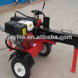 Fast gasoline horizontal log splitter