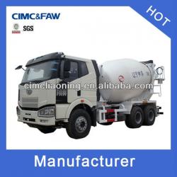 FAW J6 6*4 big concrete mixer