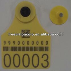 FDX-A High Quality PU Animal Ear Tag for Animal Tracking