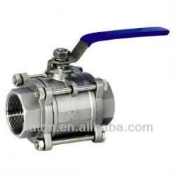 Female Threaded Three Piece Ball Valve