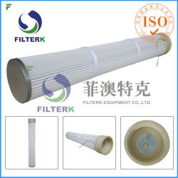 FILTERK Bottom Loaded Pleated Cement Plant Filter Bag