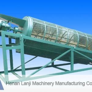 Finely produced rotary screen for brick production line