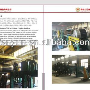 Five rollers rubber vulcanizing machine