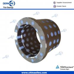 Flanged water-lubricated bearing for marine vessel ship bronze/brass bearing bush