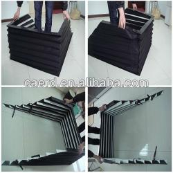 flexible accordion type protective shield