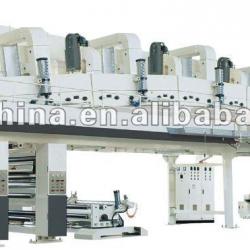 Flexible package coating machine