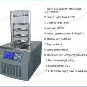 Food Freeze Dryer/Food Freeze Dryers Sale (TOPT-10A)