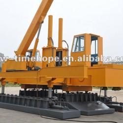 Foundation construction piling machine