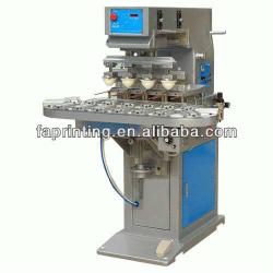 Four Color Pad Printing Machine With Conveyor M4/CK