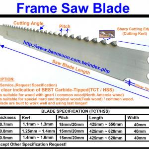 Frame Saw Blade FSB-001