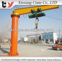 Free standing efficient floor fixed jib crane