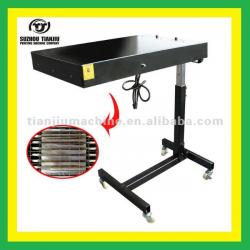 Freely Wheel 6 Lamps T-shirts Screen Printing Flash dryer