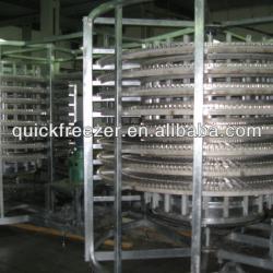 Frozen food field equipment double spiral freezer