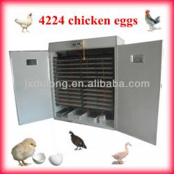 Full Automatic 4224 chicken eggs automatic industrial egg incubator for sale