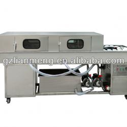 Full Automatic Double Line Internal Glass bottle washing machine sales