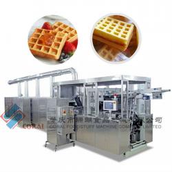 Full- automatic gas waffle machine