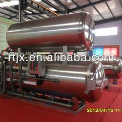 Full automatic water immersion autoclave retort