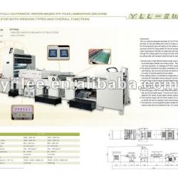 Fully automatic water based window type lamination machine