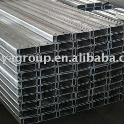 Galvanized C purlin