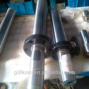 gas nitrided screw barrel for single extruder machine